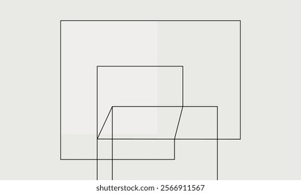illustration vector graphic of blank frame abstract background