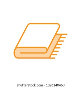 Illustration Vector graphic of blanket icon. Fit for cover, bed, bedroom, comfortable etc.