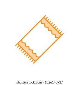 Illustration Vector graphic of blanket icon. Fit for cover, bed, bedroom, comfortable etc.