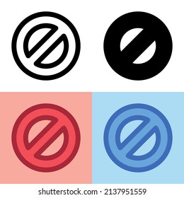Illustration, Vektorgrafik von Block Icon. Perfekt für Benutzerschnittstelle, neue Anwendung usw.
