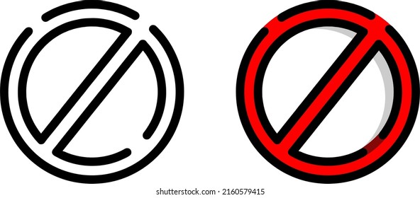Illustration Vector Graphic of block, stop icon
