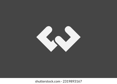 Illustration vector graphic of bold letter W. Good for logo