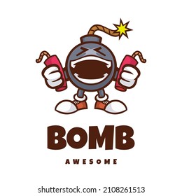 Illustration Vector Graphic Bomb Good Logo Stock Vector (Royalty Free ...