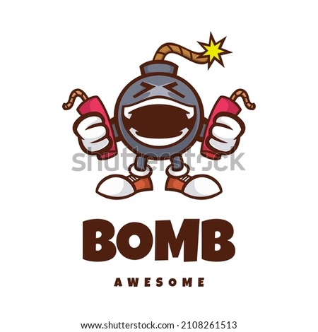 Illustration vector graphic of Bomb, good for logo design