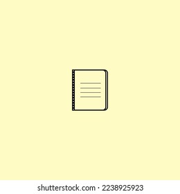Gráfico vectorial de ilustración del libro. Diseño de iconos de libro editable.