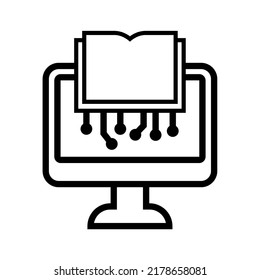 Illustration Vector Graphic of book, education, learning Icon