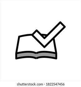 
Illustration Vector graphic of book icon