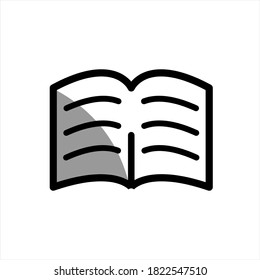 
Illustration Vector graphic of book icon