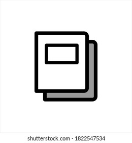 
Illustration Vector graphic of book icon