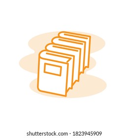 Illustration Vector graphic of book icon. Fit for learning, education, literature, study, bookstore etc.