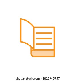 Illustration Vector graphic of book icon. Fit for learning, education, literature, study, bookstore etc.