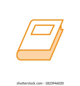 Ilustración Vector gráfico del icono del libro. Apto para el aprendizaje, la educación, la literatura, el estudio, la librería, etc.