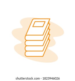 Illustration Vector graphic of book icon. Fit for learning, education, literature, study, bookstore etc.