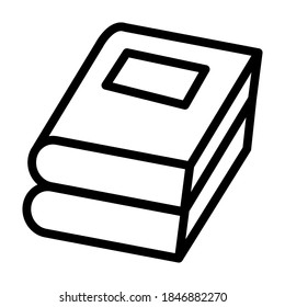 Illustration Vector graphic of book icon