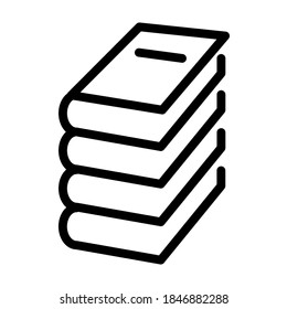 Ilustración Gráfico vectorial del icono del libro