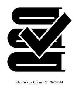 Illustration Vector graphic of book icon