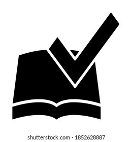Illustration Vector graphic of book icon