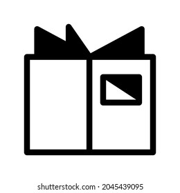 Ilustración Gráfico vectorial del icono Libro