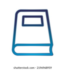 Illustration Vector graphic of Book icon. Fit for study, learning, graduate etc.