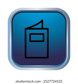 Ilustración Vector gráfico de icono de libro. Apto para el aprendizaje, la educación, la literatura, el estudio, la librería, etc.