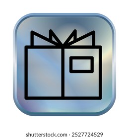 Ilustración Vector gráfico de icono de libro. Apto para el aprendizaje, la educación, la literatura, el estudio, la librería, etc.