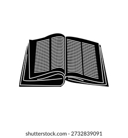 Ilustração Gráfico vetorial do ícone do livro. Apto para a aprendizagem, educação, literatura, estudo, livraria etc.