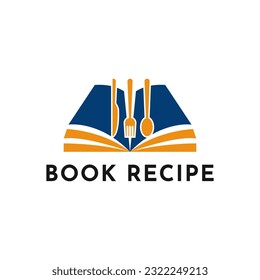 Illustration Vector Graphic Book Recipe Logo Design idea