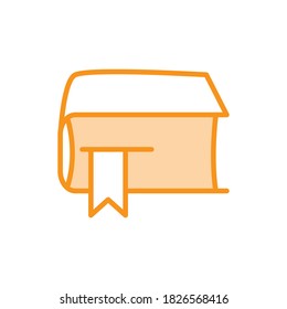 Illustration Vector graphic of bookmark icon. Fit for reading, tag, guidebook, favorite etc.