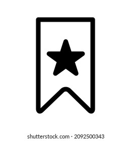 Illustration Vector graphic of bookmark icon. Fit for reading, tag, guidebook, favorite etc.