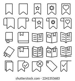 Illustration Vector Graphic of Bookmark icon