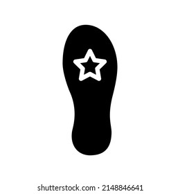 Illustration Vector Graphic of Bootprint icon