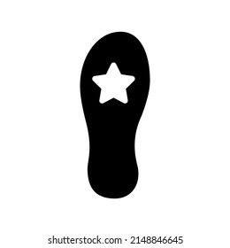 Illustration Vector Graphic of Bootprint icon