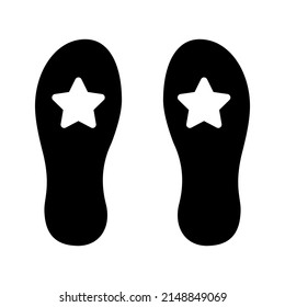 Illustration Vector Graphic of Bootprint icon