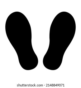Illustration Vector Graphic of Bootprint icon