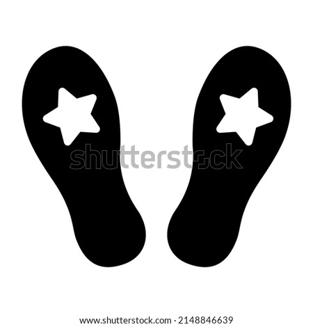 Illustration Vector Graphic of Bootprint icon
