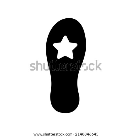 Illustration Vector Graphic of Bootprint icon