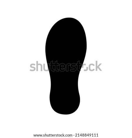 Illustration Vector Graphic of Bootprint icon