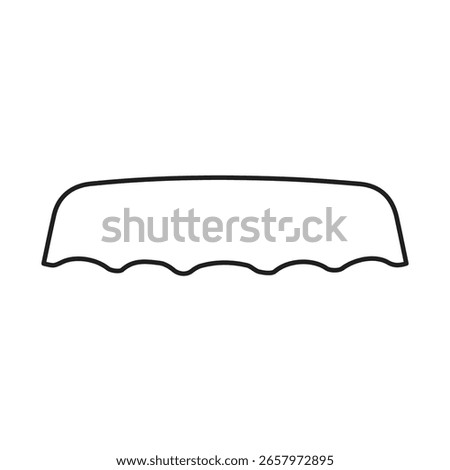 illustration vector graphic of bottle cap line icon