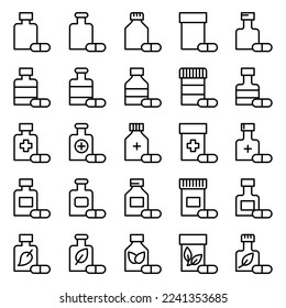 Vektorgrafik der Illustration des Symbols "Flaschenkapseln"