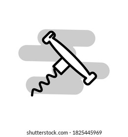 Illustration Vektorgrafik des Flaschenöffner-Symbols