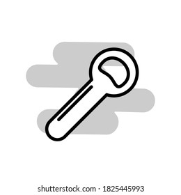 Illustration Vector graphic of bottle opener icon