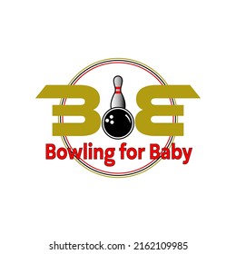 Ilustración Gráfica vectorial del logotipo de Bowling