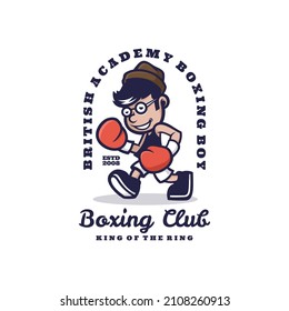 Illustration vector graphic of Boxing Club, good for logo design