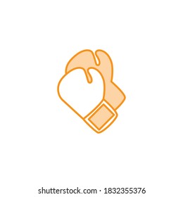 Illustration Vector graphic of boxing icon template