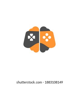 Illustration Vector Graphic of Brain Joystick Logo. Perfect to use for Technology Company