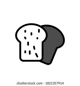 
Ilustración Gráfico vectorial del icono de pan