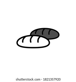 
Ilustración Gráfico vectorial del icono de pan