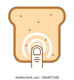 Illustration Vector Graphic of Bread Logo. Perfect to use for Technology Company