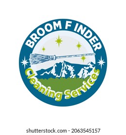 Illustration Vector Graphic of Broom logo design