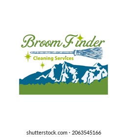 Illustration Vector Graphic of Broom logo design